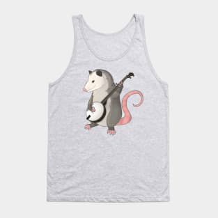 Banjo playing possum dude Tank Top